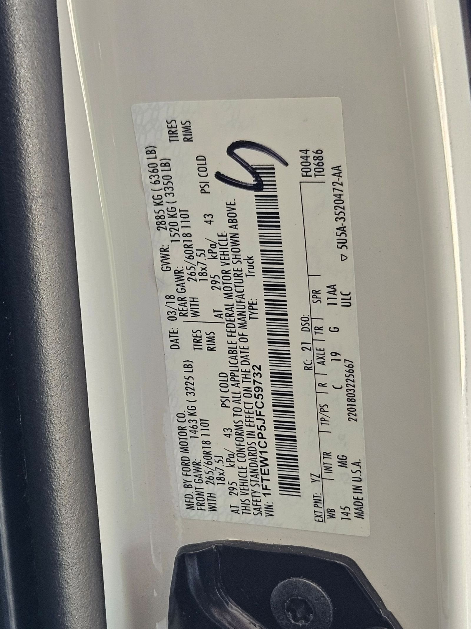 2018 Ford F-150 XLT