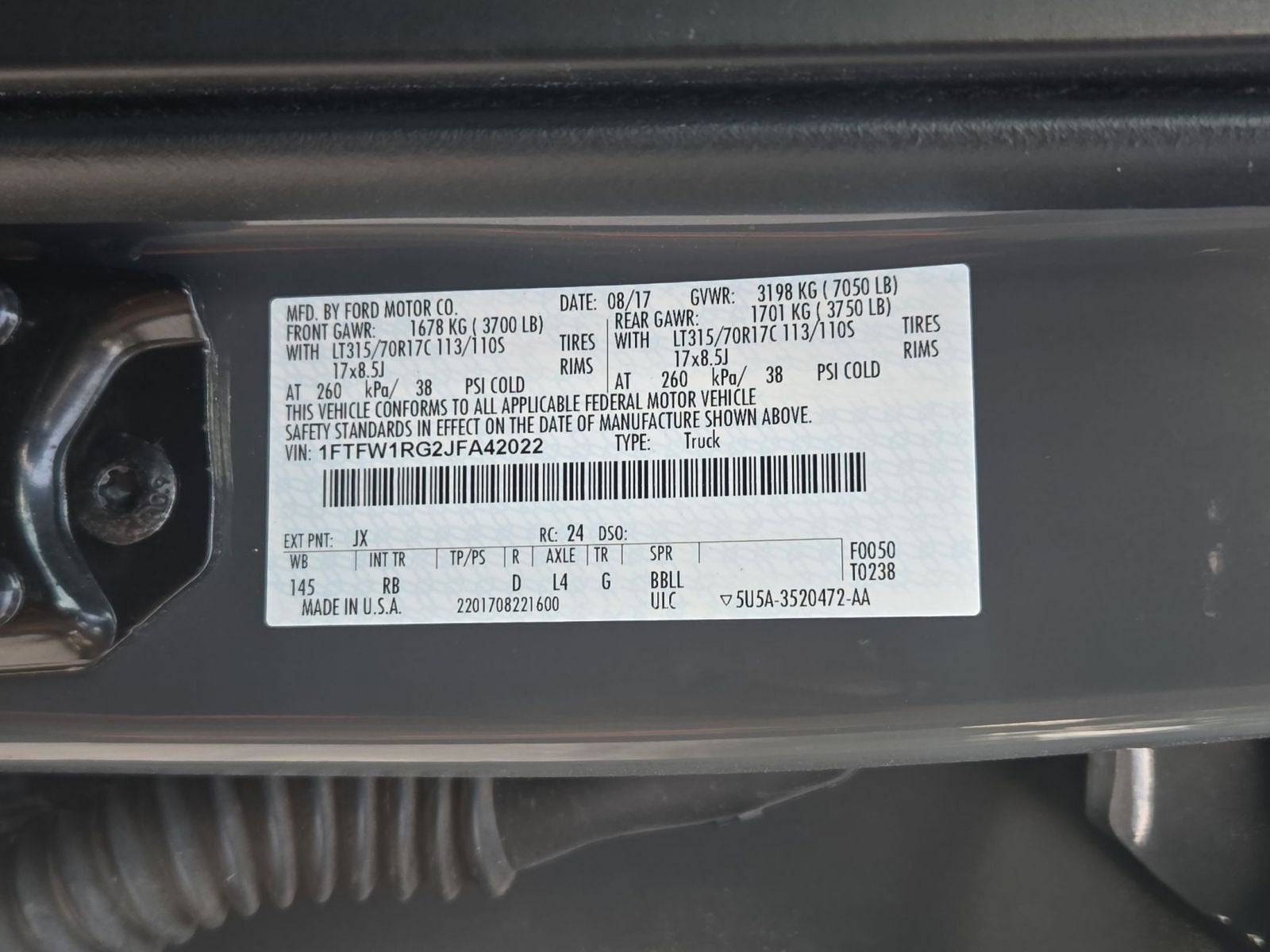 2018 Ford F-150 Raptor