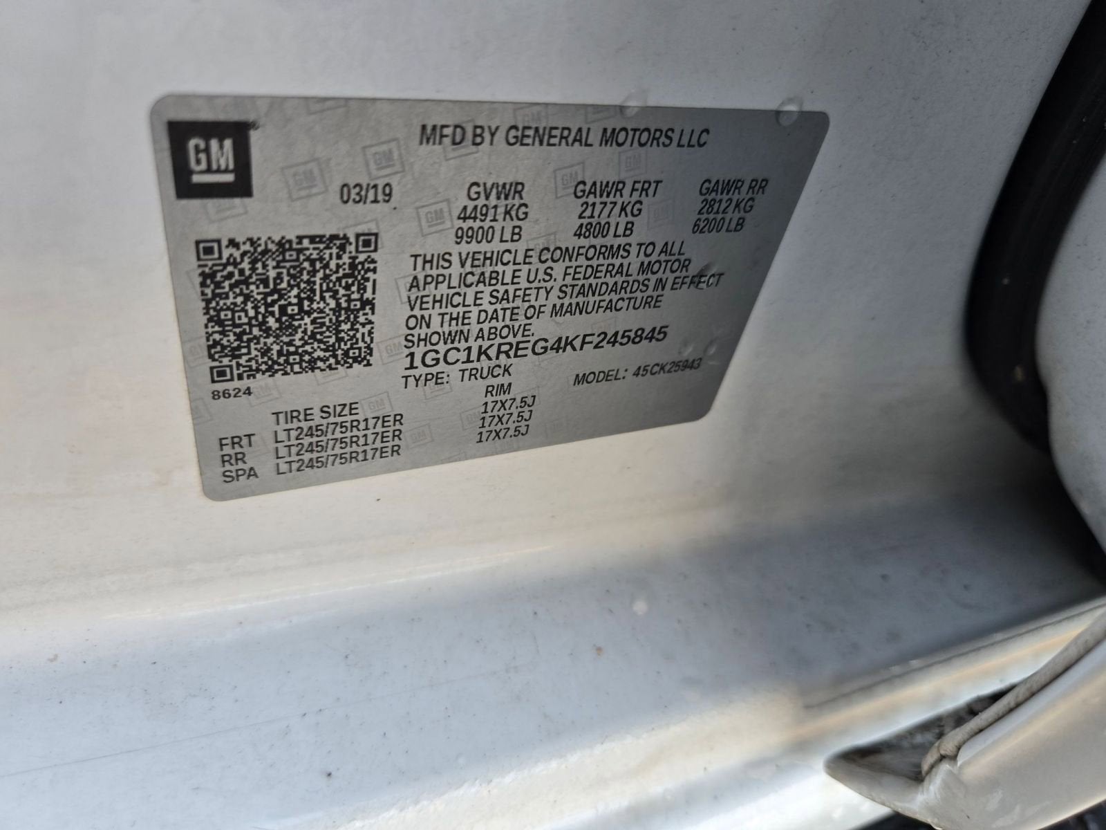 2019 Chevrolet Silverado 2500HD Work Truck