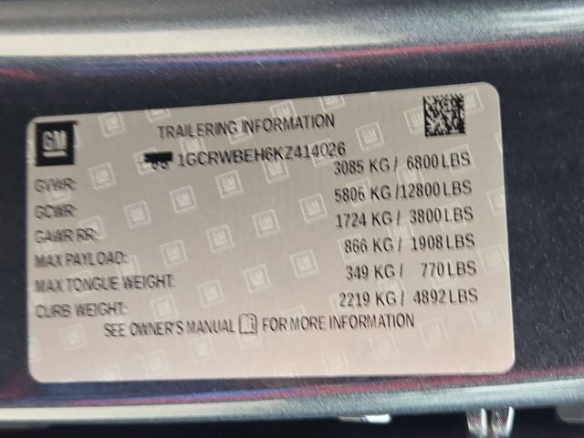 2019 Chevrolet Silverado 1500 Custom