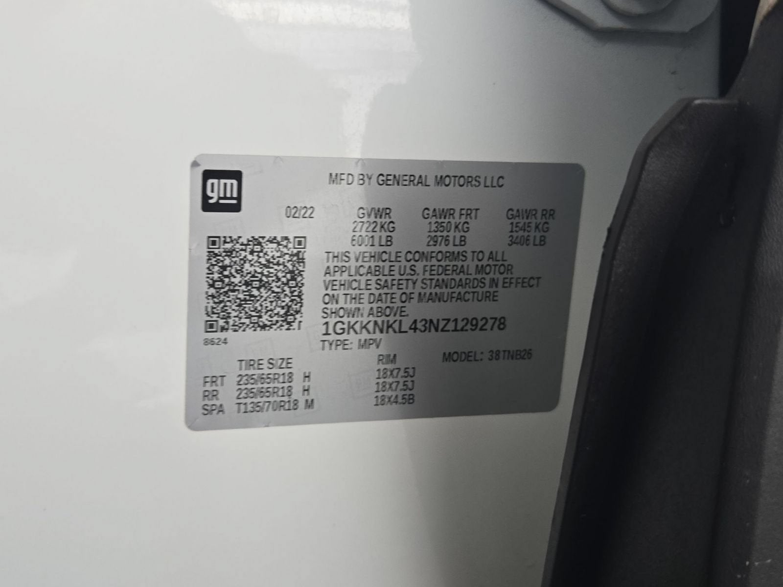 2022 GMC Acadia SLE