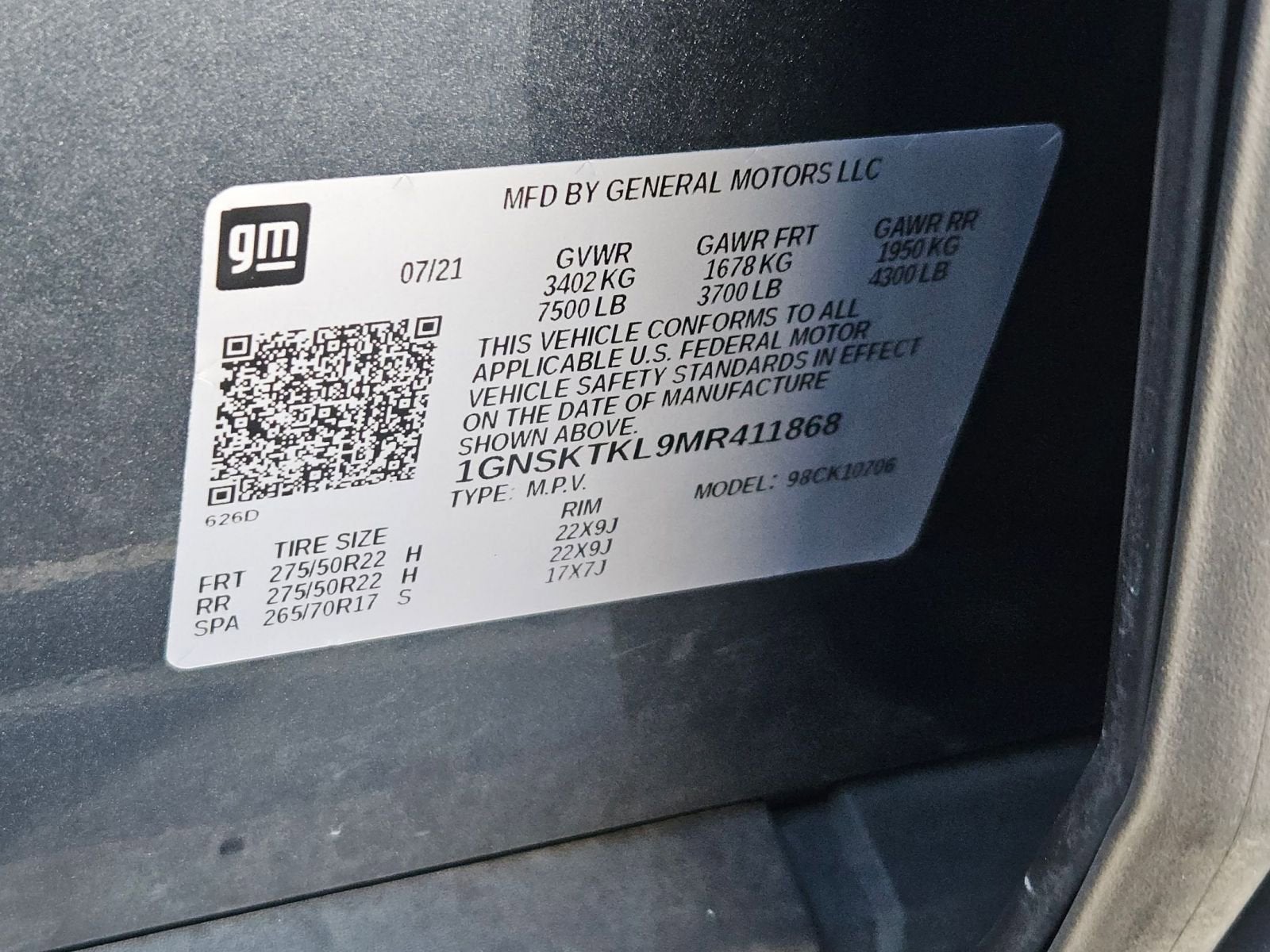 2021 Chevrolet Tahoe High Country