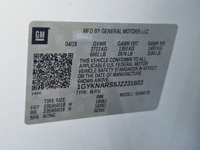 2018 Cadillac XT5 Base