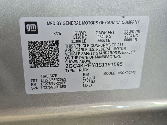 2025 Chevrolet Silverado 2500HD LTZ