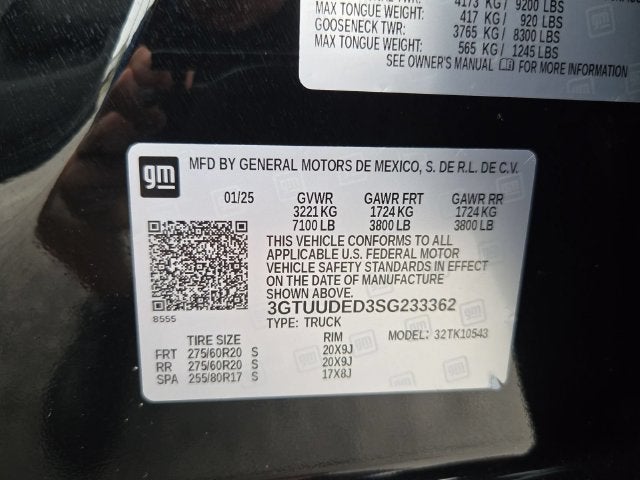2025 GMC Sierra 1500 SLT
