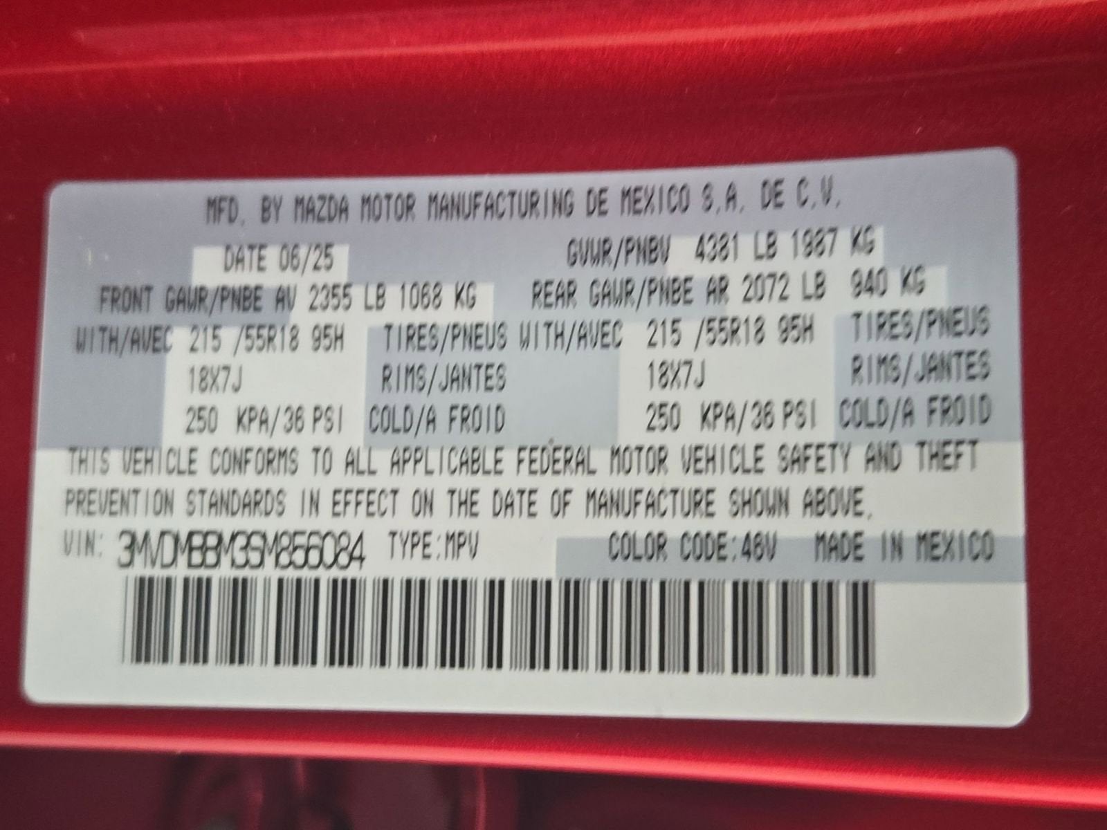 2025 Mazda Mazda CX-30 2.5 S Select Sport