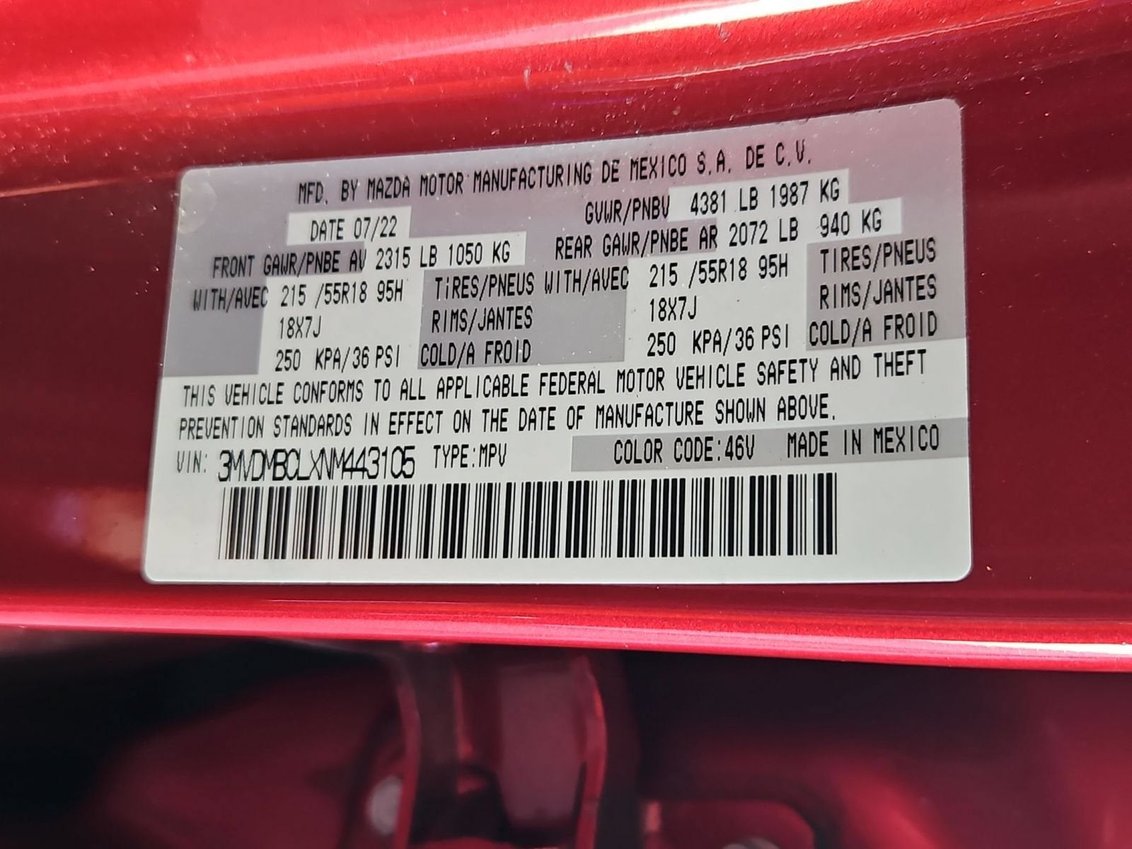2022 Mazda Mazda CX-30 2.5 S Preferred Package
