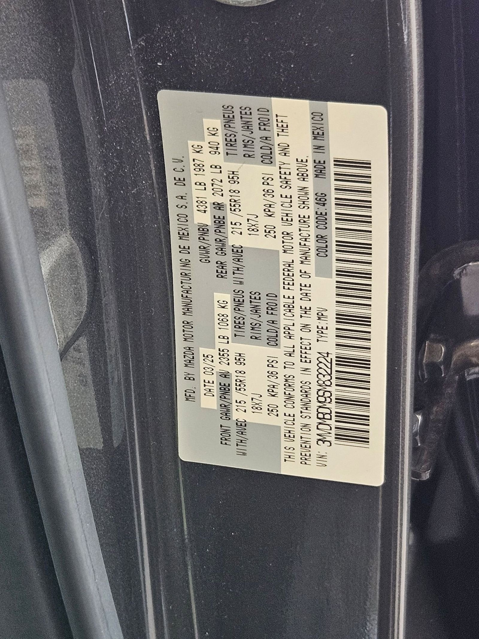 2025 Mazda Mazda CX-30 2.5 S Premium Package