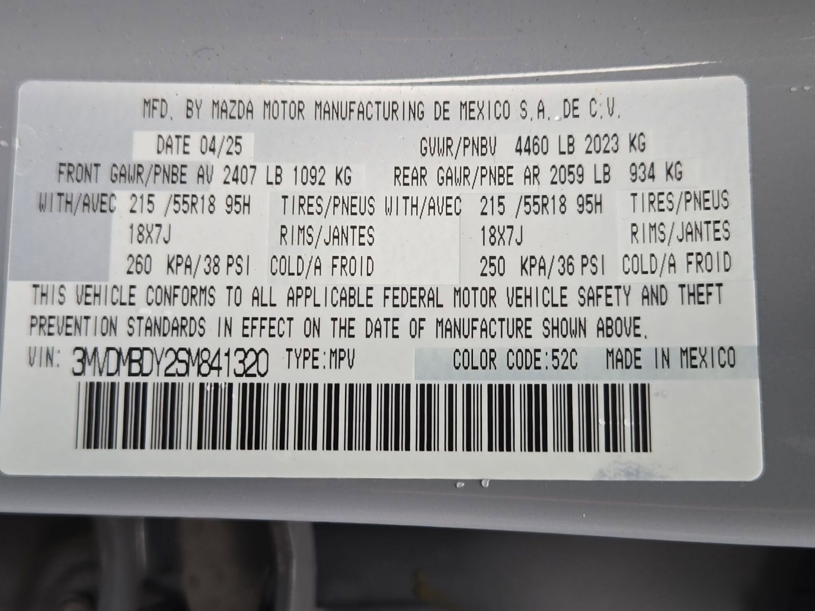 2025 Mazda Mazda CX-30 2.5 Turbo Premium Package