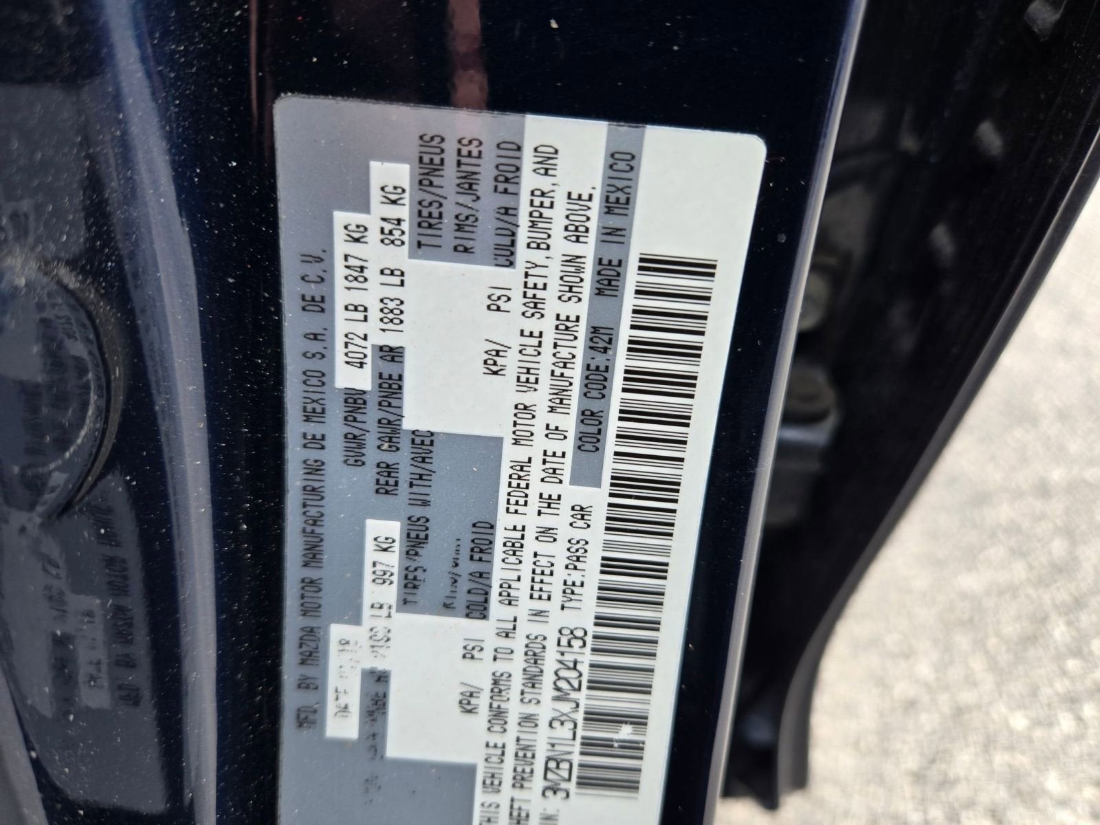 2018 Mazda Mazda3 Touring