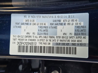 2025 Mazda Mazda3 2.5 S Preferred Package
