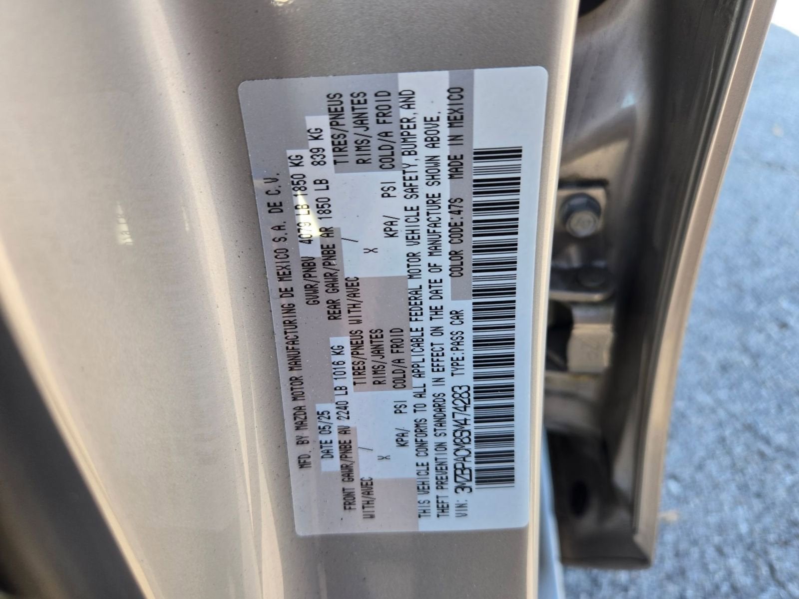 2025 Mazda Mazda3 2.5 S Preferred Package