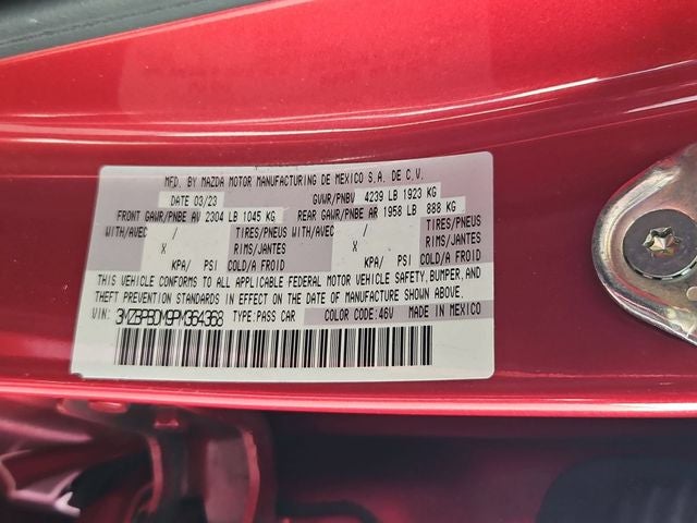 2023 Mazda Mazda3 2.5 S Premium Package