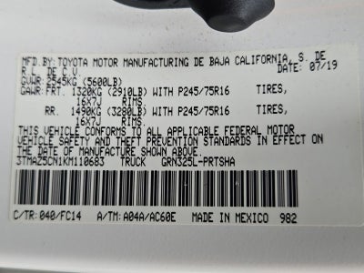 2019 Toyota Tacoma SR5 V6