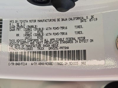 2019 Toyota Tacoma SR5 V6