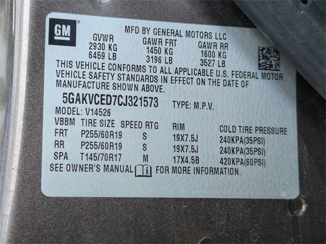 2012 Buick Enclave Leather Group