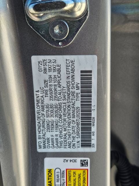 2026 Honda CR-V Hybrid Sport-L