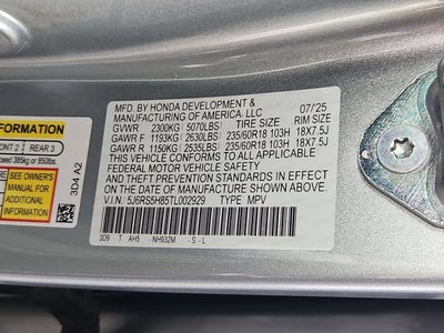 2026 Honda CR-V Hybrid Sport-L