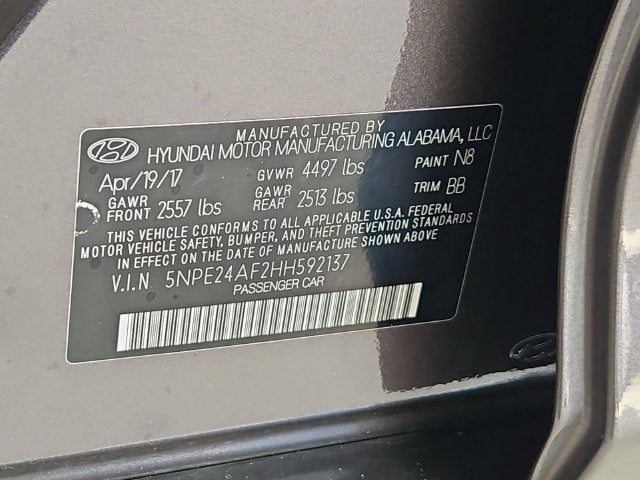 2017 Hyundai Sonata Base