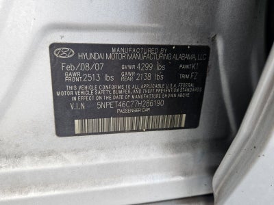 2007 Hyundai Sonata GLS