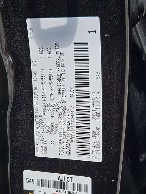 2018 Toyota Tundra Limited