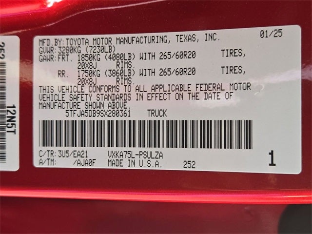 2025 Toyota Tundra Limited