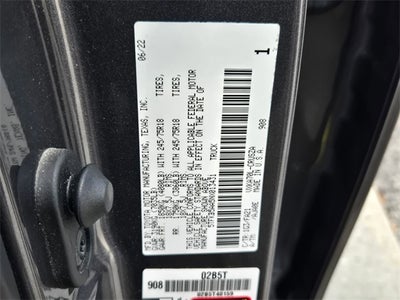 2022 Toyota Tundra SR