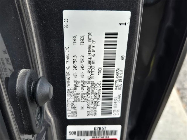 2022 Toyota Tundra SR