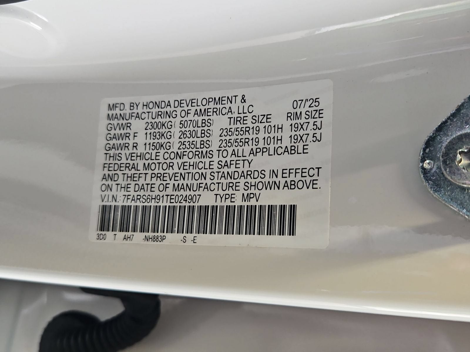 2026 Honda CR-V Hybrid Sport Touring