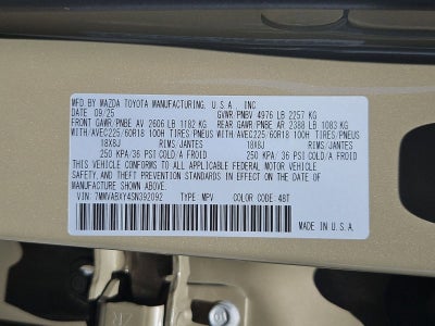 2025 Mazda Mazda CX-50 2.5 Turbo Meridian Edition