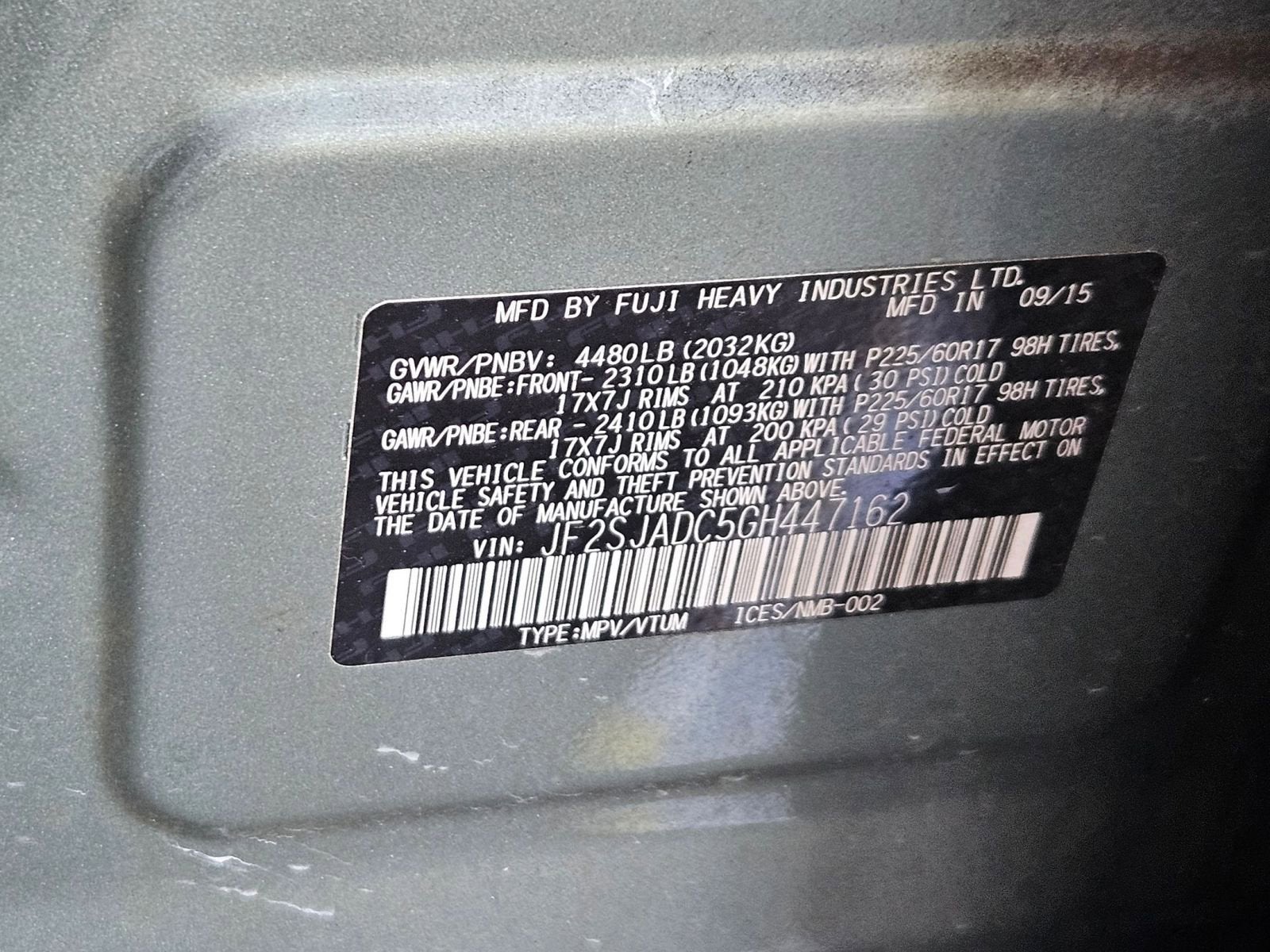 2016 Subaru Forester 2.5i Premium