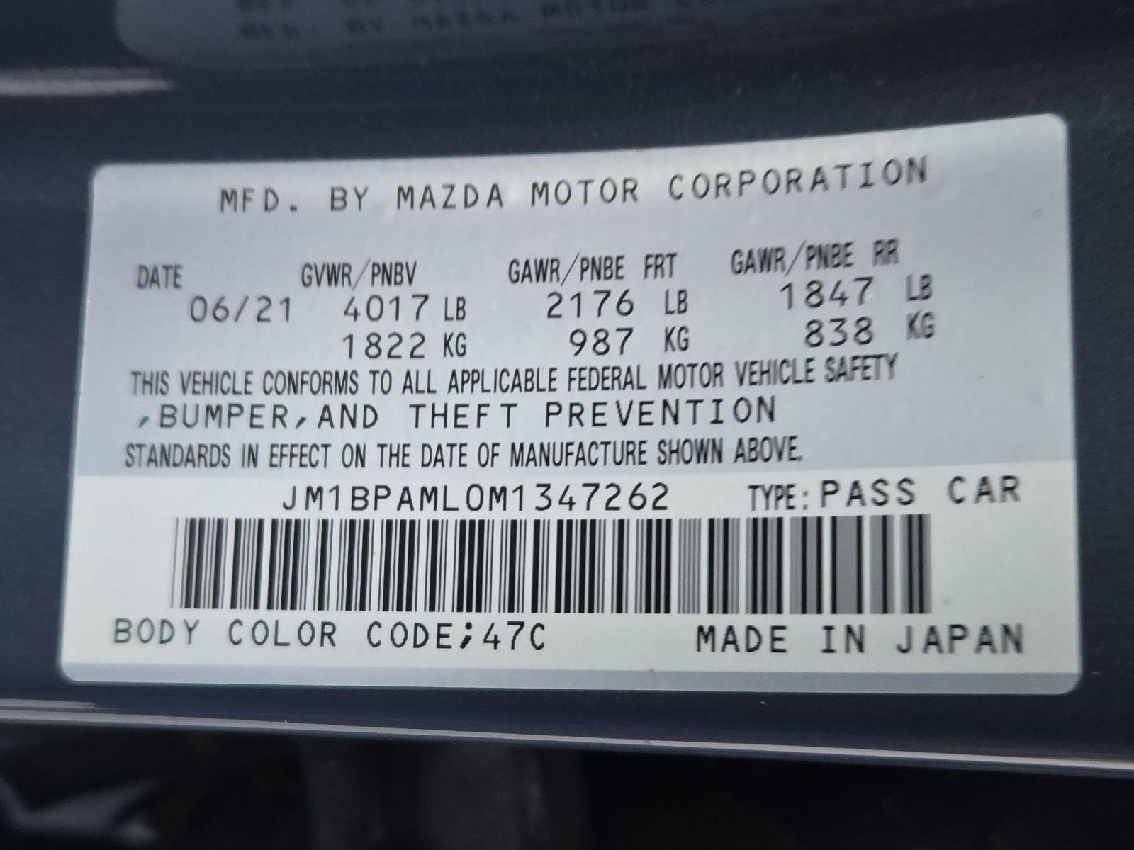 2021 Mazda Mazda3 Premium