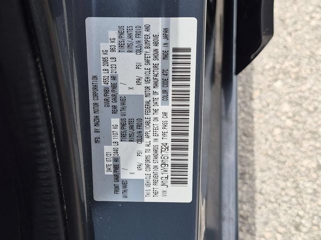 2021 Mazda Mazda6 Carbon Edition
