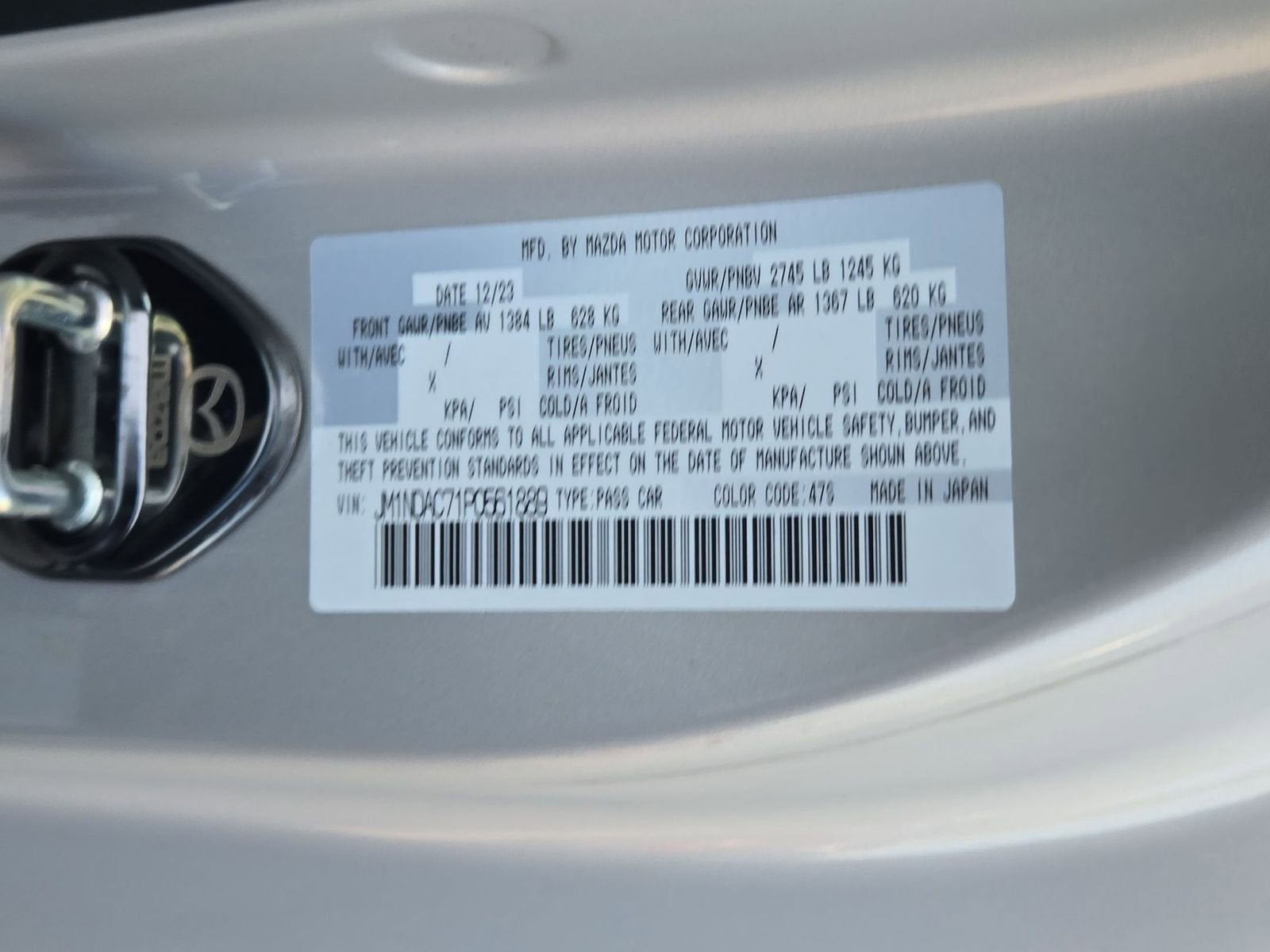 2023 Mazda Mazda MX-5 Miata Club