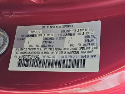 2016 Mazda Mazda Miata Grand Touring