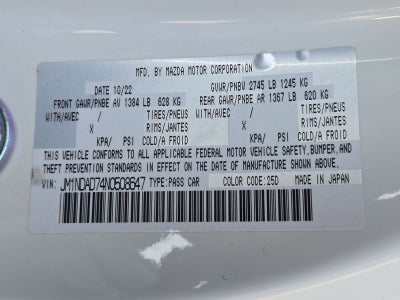 2022 Mazda Mazda MX-5 Miata Grand Touring