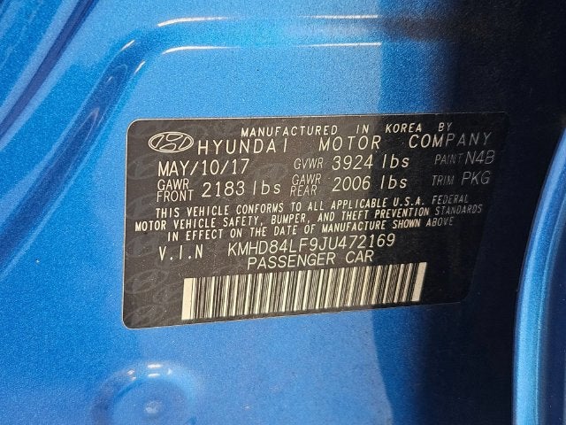 2018 Hyundai Elantra SEL