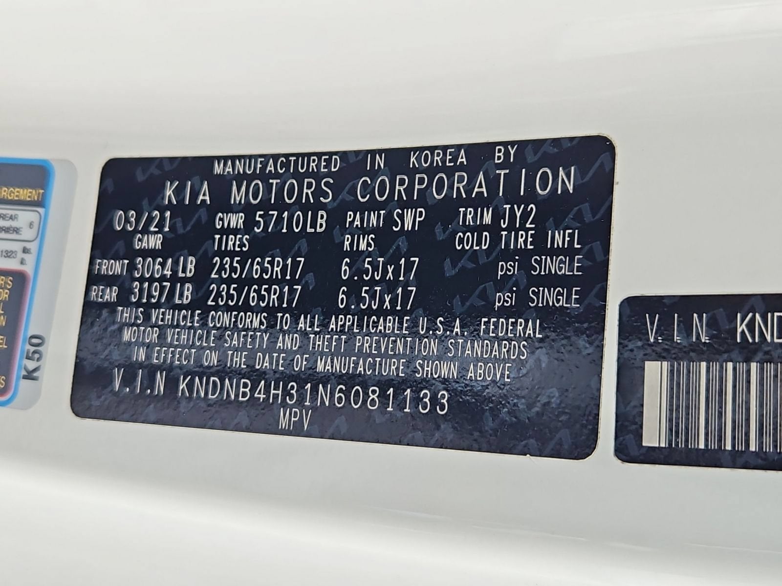 2022 Kia Carnival LXS