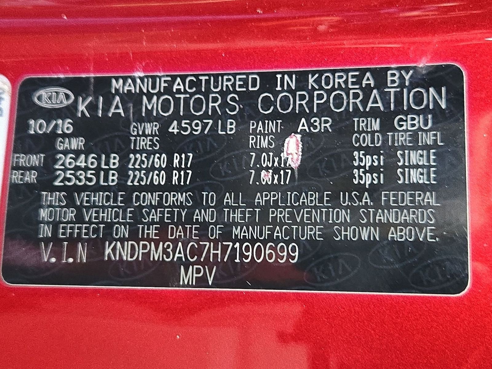 2017 Kia Sportage LX
