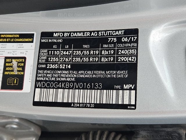 2018 Mercedes-Benz GLC GLC 300 4MATIC®