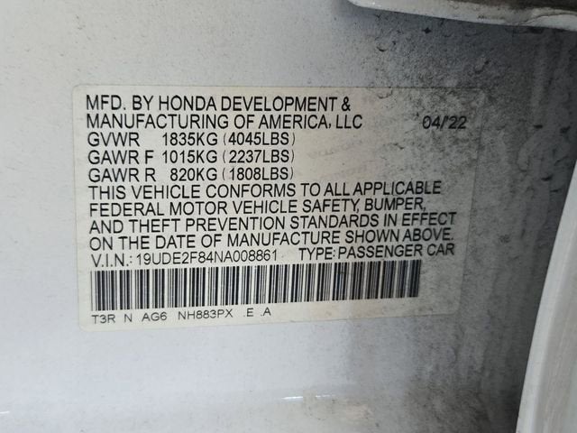 2022 Acura ILX w/Premium/A-SPEC Package