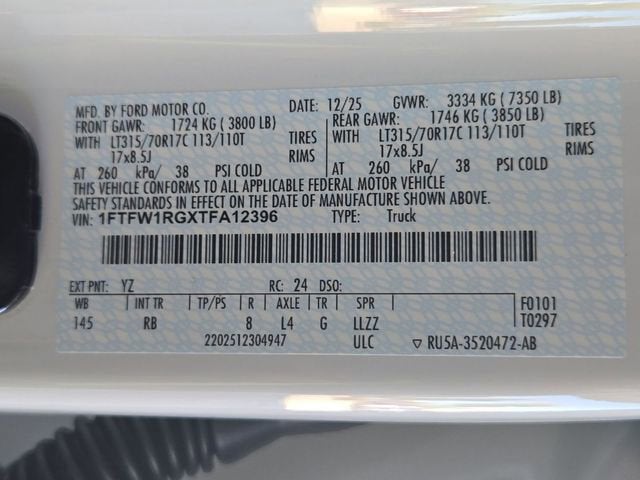 2026 Ford F-150 Raptor