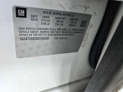 2016 Cadillac CTS Premium Collection RWD