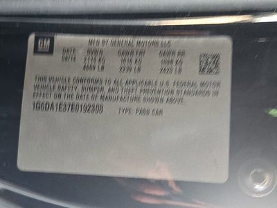 2014 Cadillac CTS 2DR CPE RWD