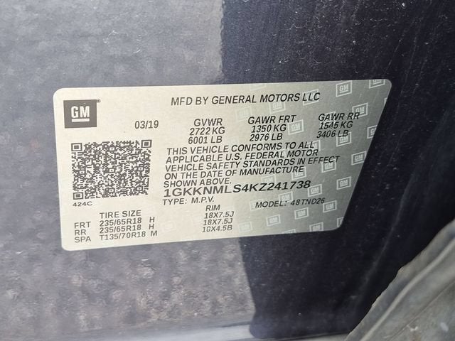 2019 GMC Acadia SLT