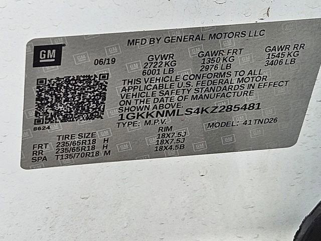 2019 GMC Acadia SLT