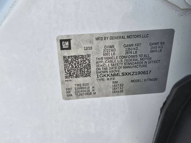 2019 GMC Acadia SLT