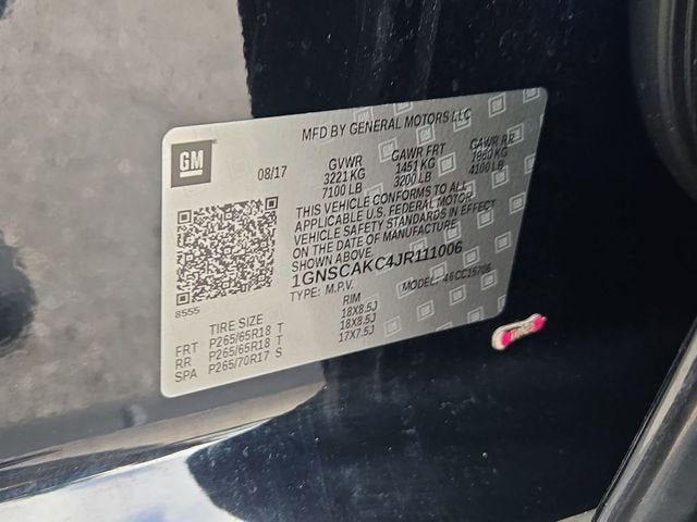 2018 Chevrolet Tahoe LS