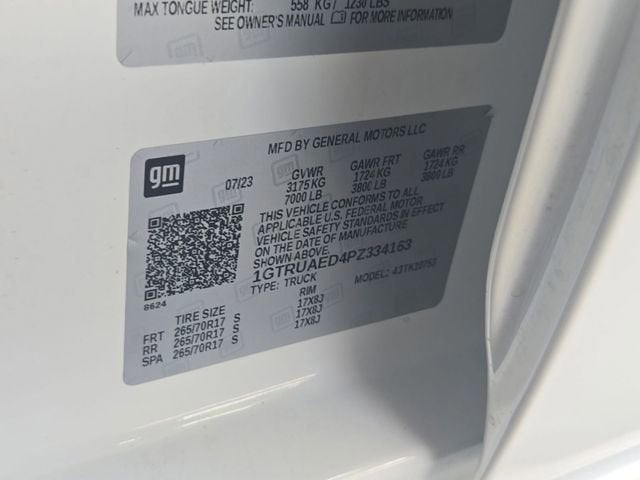 2023 GMC Sierra 1500 Pro