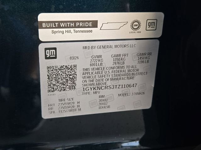 2026 Cadillac XT5 Premium Luxury